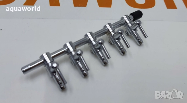 "ПРОМОЦИЯ" Метален разклонител за въздух с 5 кранчета