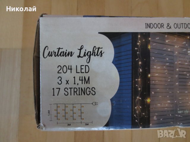 LED завеса коледни лампи, снимка 3 - Лед осветление - 39029829