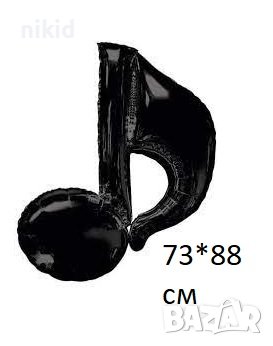 Нота Ноти Китара ключ Сол фолио фолиев балон хелий или въздух, снимка 8 - Други - 28136795