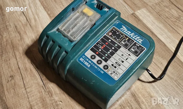Оригинално бързо зарядно Makita DC18RA, 7.2–18V, Li-Ion/Ni-MH, снимка 7 - Оригинални зарядни - 55806806