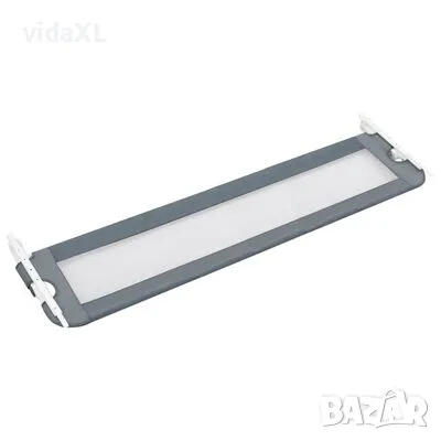 vidaXL Ограничител за детско легло, сив, 180x42 см, полиестер（SKU:10177）, снимка 4 - Спални и легла - 48154861