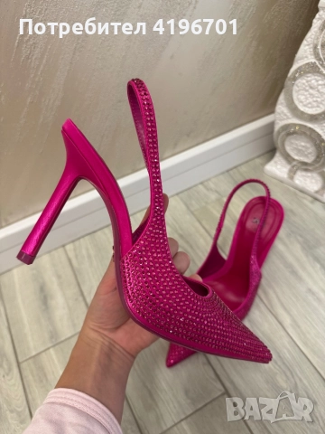 Обувки на висок ток, снимка 5 - Дамски обувки на ток - 51936020