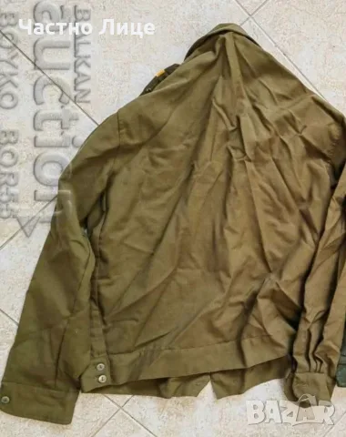 Българска Соц Военна Лятна Куртка Риза Неизползвана 1970те г.  , снимка 2 - Антикварни и старинни предмети - 47018884