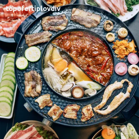 Грил/ скара Food Party 2200 W,Гаранция, снимка 2 - Скари - 47701323