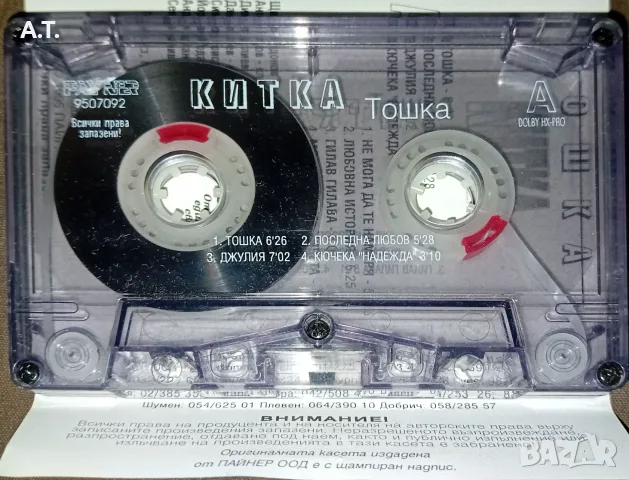 Оркестър Китка – Тошка, снимка 3 - Аудио касети - 55981359