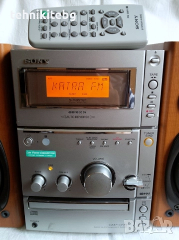 ⭐⭐⭐ SONY CMT-CPX1 ⭐⭐⭐ 2 х 70 вата , RDS/EON/PTY/PS/RT тунер , дистанционно