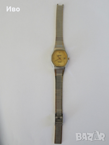 Рядък ретро часовник BWC Swiss Flatline II Quartz 153008, унисекс, снимка 3 - Мъжки - 44685540