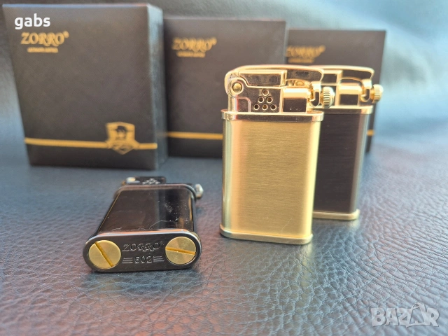 Луксозна бензинова запалка ZORRO в подаръчна кутия,Z602, снимка 8 - Запалки - 53144216