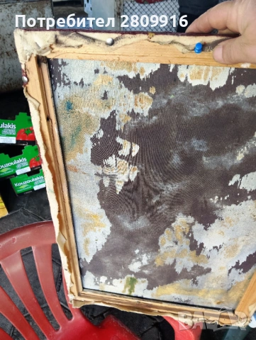Стара картина масло, снимка 5 - Антикварни и старинни предмети - 53473786