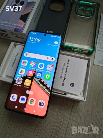 Redmi Note 14 Pro 5G 200 MP AI Camera, Amoled 120Hz, 8GB, снимка 4 - Xiaomi - 53374545