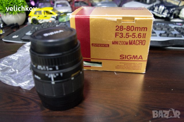 Автофокусен обектив Sigma 28-80mm 3.5-5.6 II Macro за Canon, снимка 3 - Обективи и филтри - 41811486