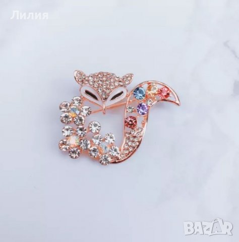 Елегантна брошка, снимка 2 - Други - 38883353