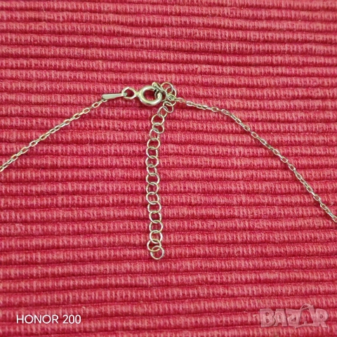 Сребърно синджирче с висулка. , снимка 3 - Колиета, медальони, синджири - 53582221