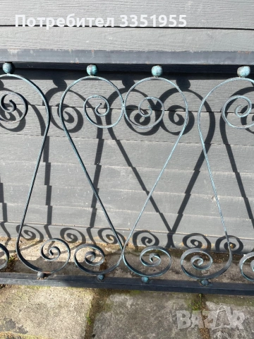 Парапет ковано желязо, снимка 2 - Огради и мрежи - 53557594