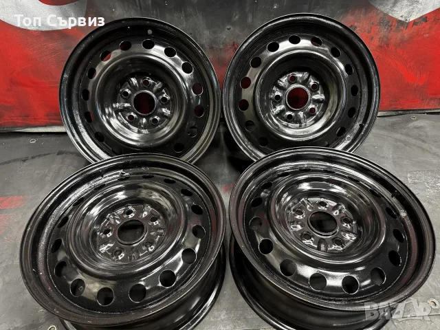 Оригинални железни ( метални ) джанти за Тойота ( Toyota ), 16 цола, 5х114,3, снимка 4 - Гуми и джанти - 56184516