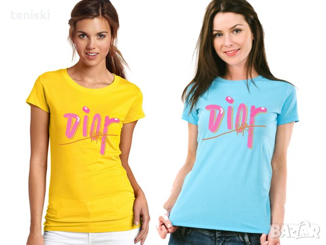 Тениска Dior принт Модели цветове и размери , снимка 8 - Тениски - 32154451