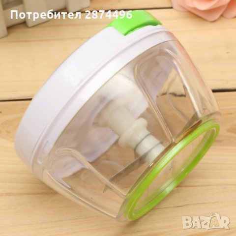 1827 Ръчен механичен чопър за плодове и зеленчуци, снимка 4 - Аксесоари за кухня - 34660108