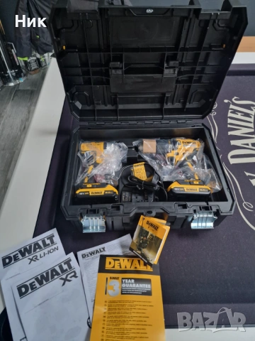 DeWalt гайковерт и винтоверт комплект, снимка 2 - Винтоверти - 53597195
