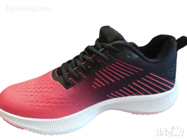 Олекотени маратонки в розово и черно преливащо, снимка 4 - Маратонки - 40320444