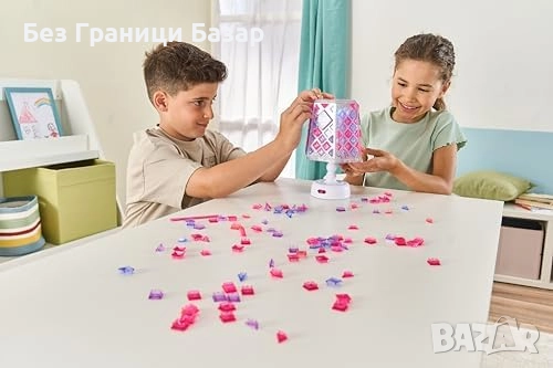 Нов VTech Креативен комплект мозайка лампа със светлинни ефекти за деца, снимка 2 - Образователни игри - 51683550