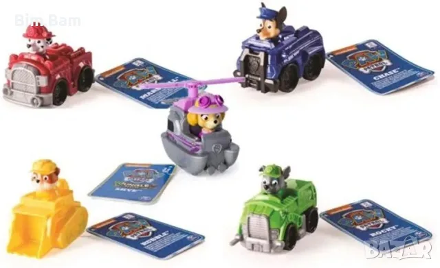 Мини количка Paw Patrol с фигурка ​ / Пес Патрул - различни модели