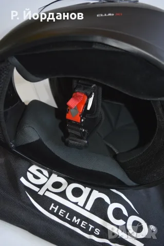 Каска Sparco Club X1, снимка 6 - Спортна екипировка - 56185769