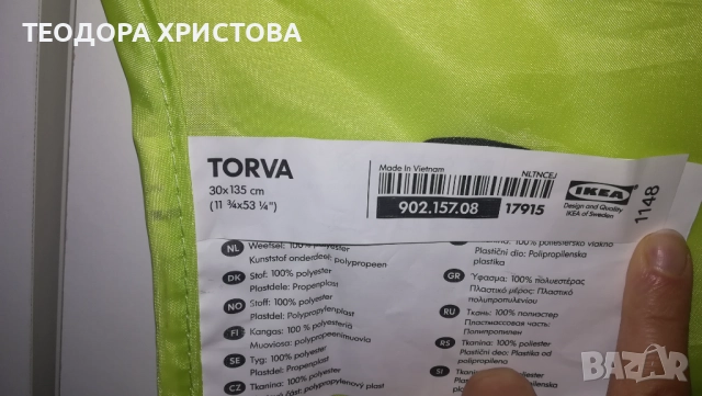 ИКЕА/Ikea Детски Oрганайзер за играчки/стена/гардероб, чисто нов, снимка 6 - Други - 51665292