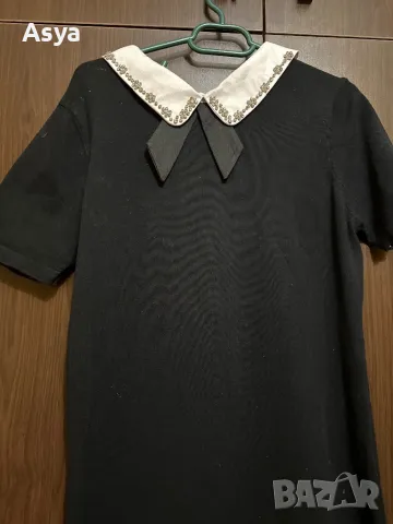 Черна рокля , снимка 5 - Рокли - 48092178