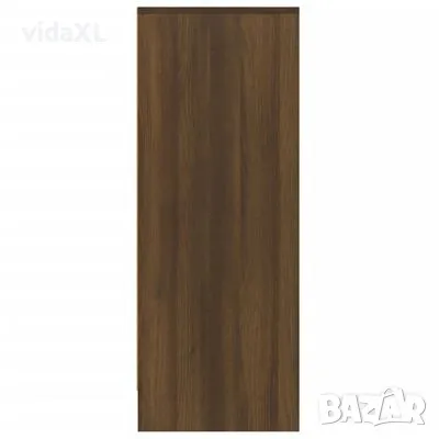 vidaXL Шкаф за обувки, кафяв дъб, 60x35x92 см, инженерно дърво（SKU:816013）, снимка 4 - Шкафове - 48496673