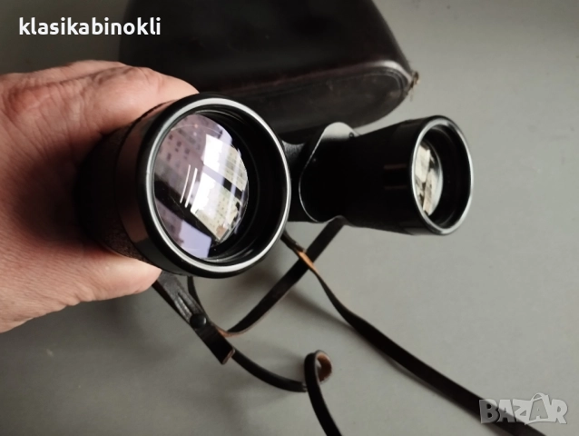 ТОП Немски Бинокъл Carl Zeiss Jena-JENOPTEM-10 х 50W--ГДР, снимка 8 - Екипировка - 52678421