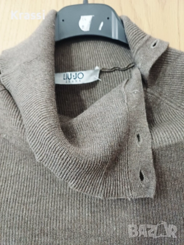 Кафява рокля Jiu Ko jeans L, снимка 5 - Рокли - 52866645