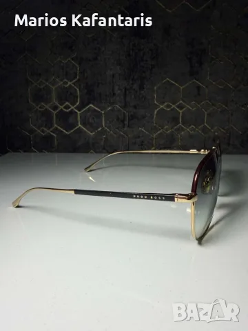 Оригинални HUGO BOSS 0782/S Aviator слънчеви очила – Gold/Havana, снимка 4 - Слънчеви и диоптрични очила - 56228379
