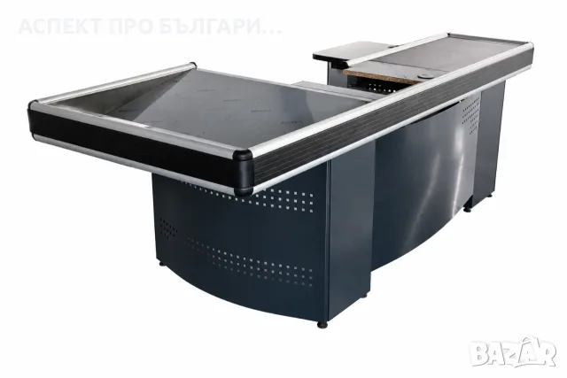 Касово място/ Касов модул с транспортна лента 2.40м x 1.05м, снимка 2 - Стелажи и щандове - 56081267