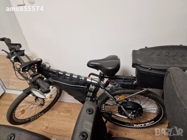 Електровелосипед 2000W, 50+ км/ч., батерия 48V 30 Ah, много екстри, снимка 3 - Велосипеди - 51939553