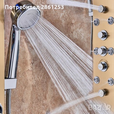 Хидромасажен душ панел за баня, смесител-БЕЗПЛАТНА ДОСТАВКА до 24 часа, снимка 14 - Душове - 31771338