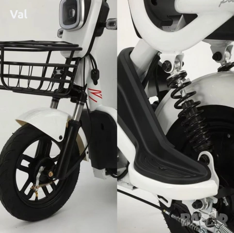 Електрически велосипед motor9 48V12AH – Максимална скорост 45 км/ч, 500W мотор, вакуумни гуми, снимка 11 - Велосипеди - 53664943