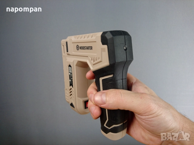 Електрически Акумулаторен Такер със Скоби и Пирони за Тапициране, снимка 4 - Такери - 52614429