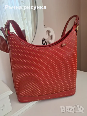 Vintage дамска чанта за рамо от марката Dooney & Bourke, снимка 2 - Чанти - 56251652