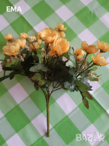 Цветя изк. 3бр Букети композиции - Лалета/Пролет/Орхидеи, снимка 4 - Изкуствени цветя - 36197096