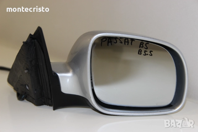 Дясно електрическо огледало VW Passat B5.5 B5 (1998-2002г) 5 пина / къс / 3B1857522C / светло сиво