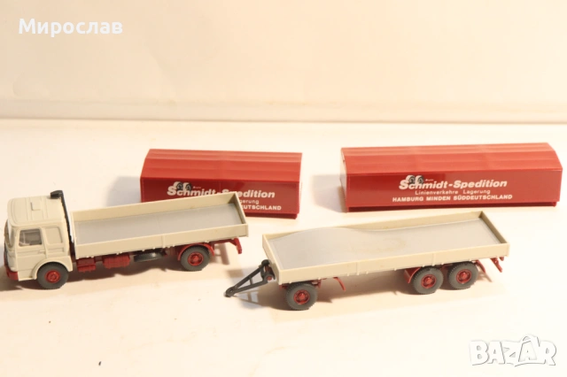 WIKING 1:87 H0 MAN МАН КАМИОН РЕМАРКЕ МОДЕЛ, снимка 5 - Колекции - 53803218