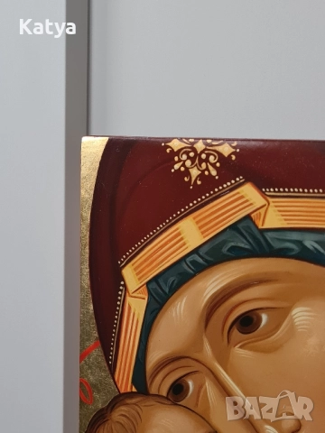 Икона Богородица с Младенеца , снимка 2 - Икони - 52350707