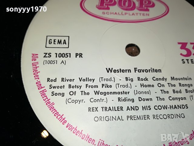 SOLD-WESTERN FAVORITEN-ВНОС GERMANY 2304230852, снимка 11 - Грамофонни плочи - 40454150