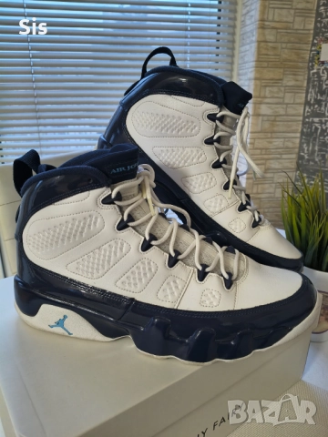 Мъжки маратонки -Air Jordan 9 Retro "Powder Blue" , снимка 2 - Спортни обувки - 52677759