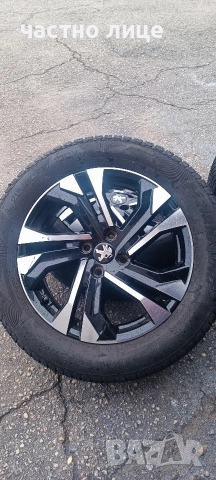 4 броя алуминиеви джанти с гуми 17цола,4/108, снимка 3 - Гуми и джанти - 52893054