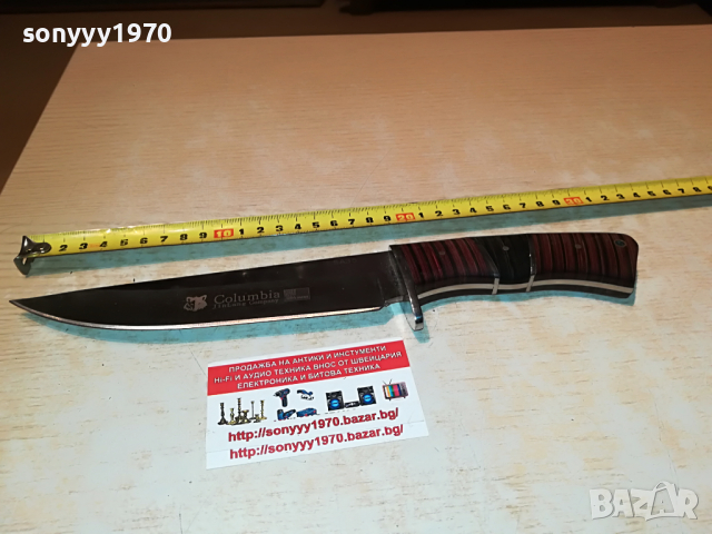 НОЖ МАСИВЕН ОСТЪР ЯК 2103221152, снимка 14 - Колекции - 36179056