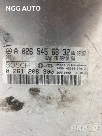 Компютър Двигател BOSCH 0 261 206 300, A 026 545 66 32, 0265456632, снимка 2 - Части - 40880158
