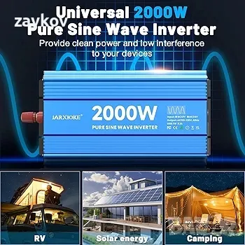 2000 вата чиста синусоидална инверторна мощност, снимка 6 - Друга електроника - 49046421