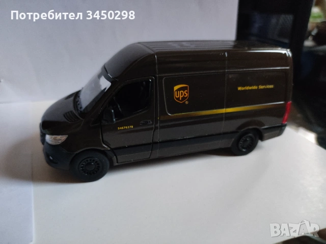 Мерцедес Спринтер  метална количка, снимка 8 - Колекции - 53416970