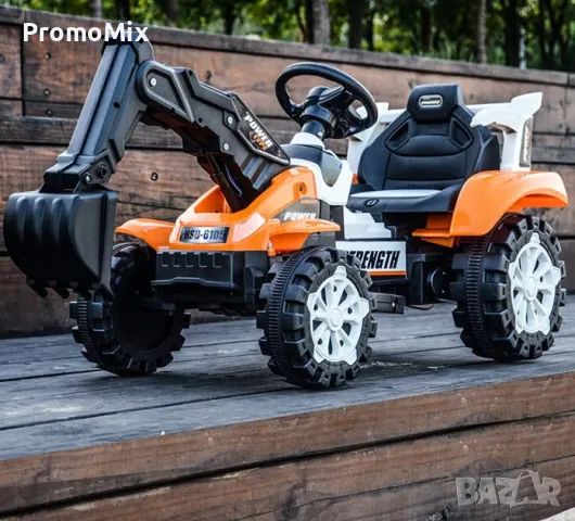 Детски акумулаторен багер Strength Electric HSD 6105 Детски багер Детско превозно средство багерче